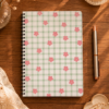 Green Gingham A5 Notebook Green Gingham A5 Notebook