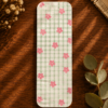 Green Gingham Bookmark Front Green Gingham Bookmark