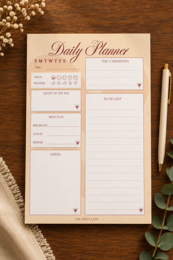 Coffee Hearts Daily Planner Coffee Hearts Daily Planner