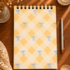 Yellow Gingham A6 Notebook Yellow Gingham A6 Notebook