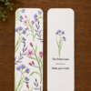 Lavender Floral Bookmark Lavender Floral Bookmark