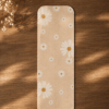 Peach Bookmark Front Peach Floral Bookmark