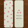 Green Gingham Bookmark Green Gingham Bookmark