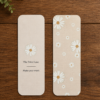 Peach Bookmark Peach Floral Bookmark
