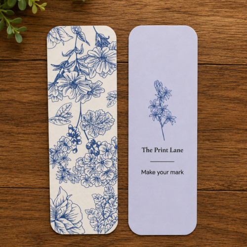 Blue Floral Bookmark Blue Floral Bookmark