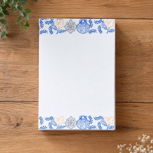Blue Mediterranean A7 Notepad Blue Mediterranean A7 Notepad