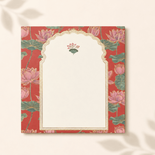 Crimson Lotus Pocket Envelopes Crimson Lotus Pocket Envelope