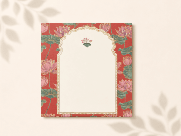 Crimson Lotus Pocket Envelopes Crimson Lotus Pocket Envelope