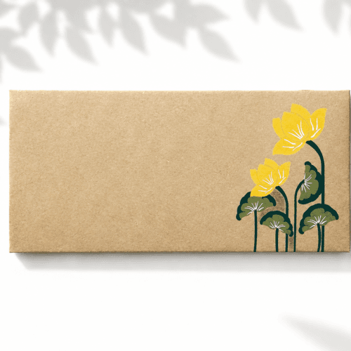 Kraft lotus envelope Kraft Lotus Envelope