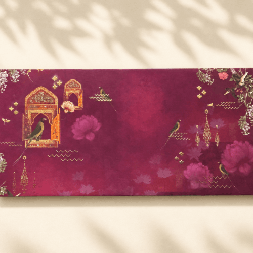 Ornate Plum Floral Ornate Plum Floral Envelope