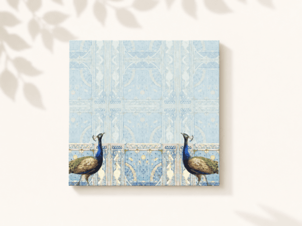 Pastel Peacock Tiles Pocket Envelope Pastel Peacock Tiles Pocket Envelope