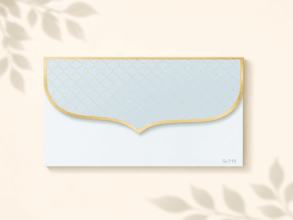 Blue Filigree Envelope