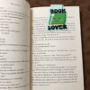 Book Lover Magnetic Bookmark in use Book Lover Magnetic Bookmark