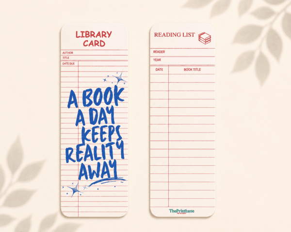 library card Library Card Bookmark