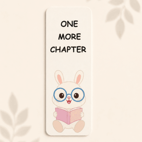 One More Chapter Bunny One More Chapter Bunny Bookmark