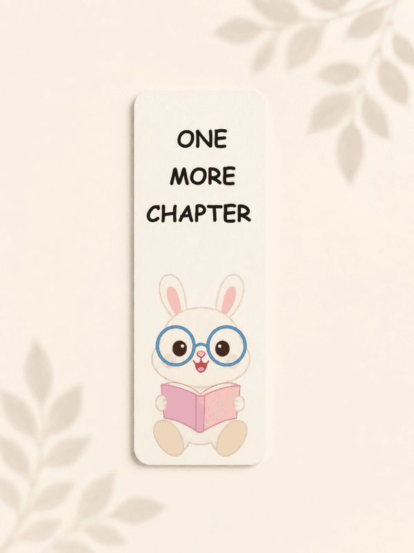 One More Chapter Bunny One More Chapter Bunny Bookmark