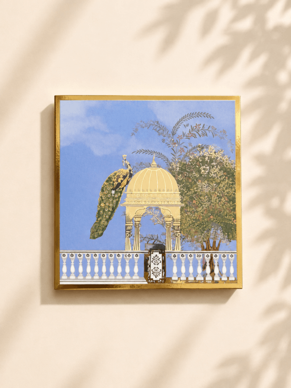 Ornate Peacock Pavillion Pocket Envelope