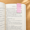 Pink Hearts Magnetic Bookmark