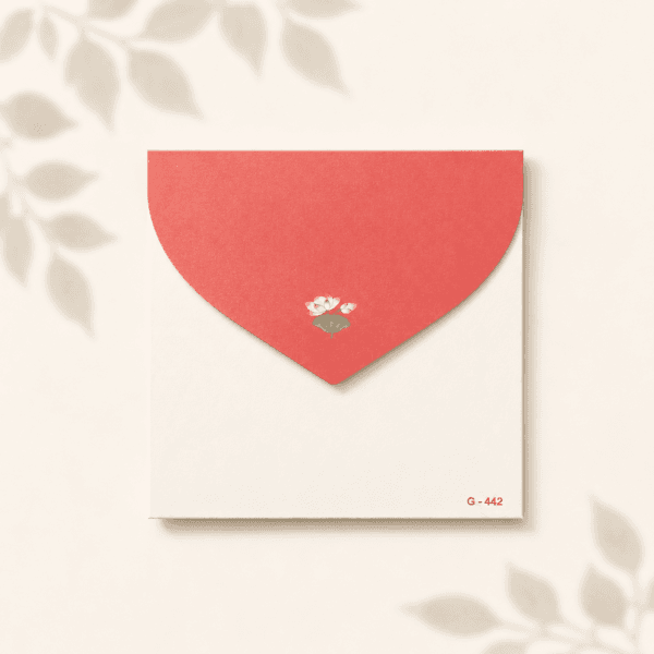 Crimson Lotus Pocket Envelopes Back Crimson Lotus Pocket Envelope